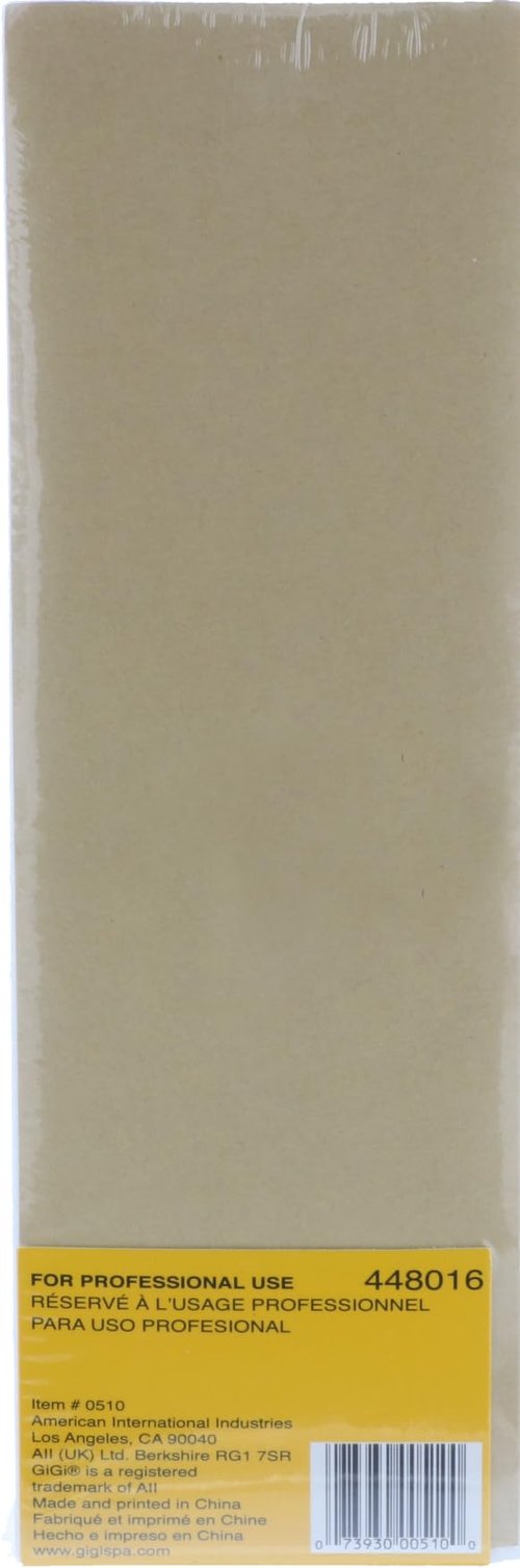 Gigi Cloth Epilating Strips 100 Count, Large 3" X 9", 100 Strips