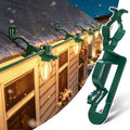 Green Christmas Light Clips for C7 C9 String Lights - 100 Pack
