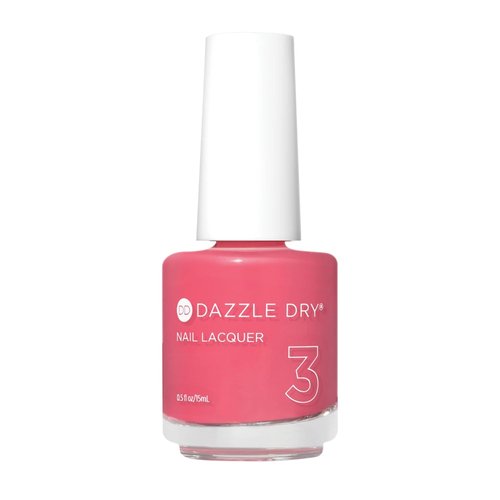 Dazzle Dry Nail Lacquer (Step 3) - Carnival Coral - A bright punchy coral. Full coverage cream. (0.5 fl oz)