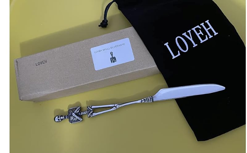 Skeleton Design Stainless Steel Knife Flatware - Halloween & Holiday Gift