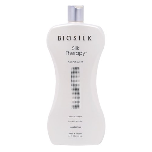 BioSilk Silk Therapy Conditioner - Moisturizing & Detangling Formula for Incredible Shine | 34 Oz