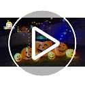 Inflatable Halloween Decorations - 8.2 Ft Pumpkin Witch Hat Yard Decor with LED Lights