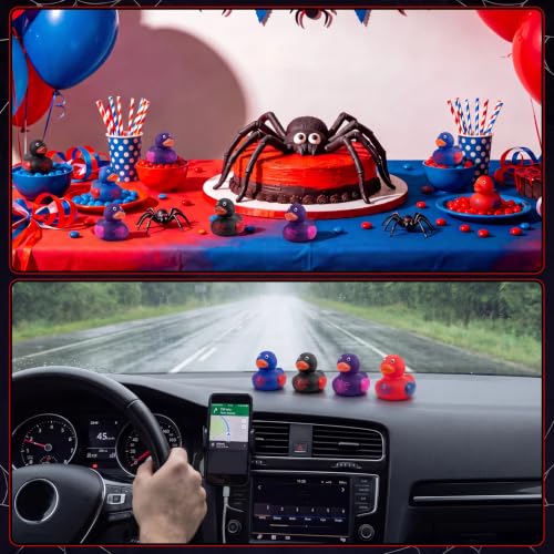 48 Pcs Spiderweb Rubber Duck Set - Halloween Party Favors & Decorations - Variation of THIS listing
