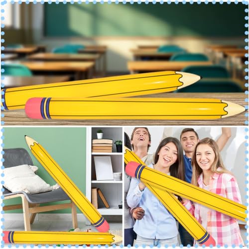 44 Inch Inflatable Giant Pencils Balloon for Back to School Party Classroom Decor - Variation 1