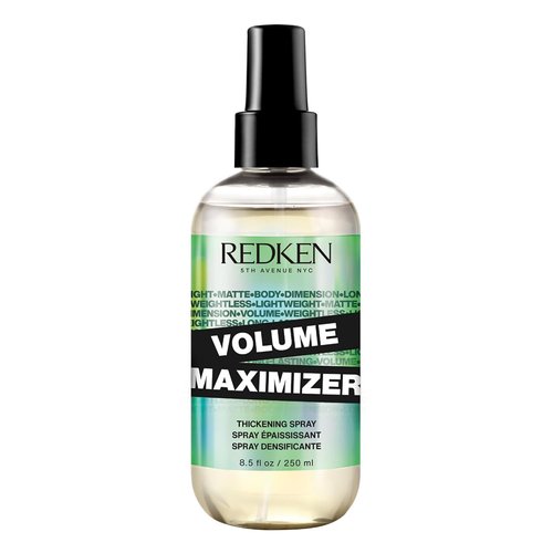 Redken Volume Maximizer Thickening Spray - Weightless Volumizing Formula for All Hair Types, Adds Body & Flexibility