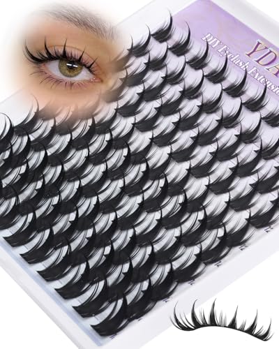 Anime Spiky Lash Clusters for Eyelash Extensions - Natural & Dramatic Styles