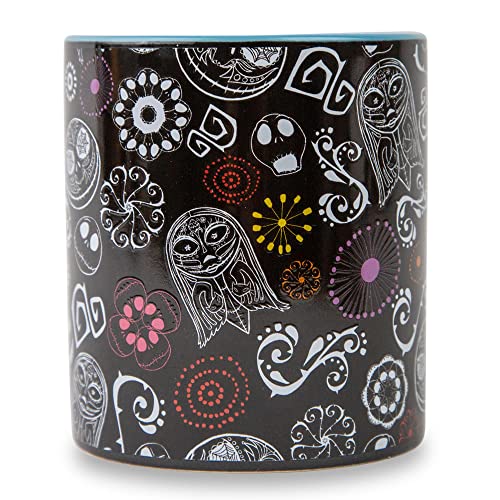 Nightmare Before Christmas Sugar Skull Ceramic Mug 20oz - Jack & Sally Design