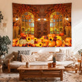 Yellow Fall Forest Tapestry Wall Hanging for Bedroom & Living Room - 40x60 Inches