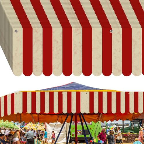 Carnival Circus Tent Banner Set - 24 Party Decorations for Festive Events