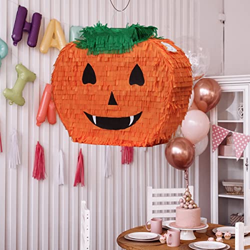 Halloween Pumpkin Pinata for Kids Party Decorations - 17x13x3.7 Inches - Pumpkin Variation