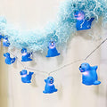 Blue Sea Lion String Lights - 10LED Battery-Powered Night Light for Bedroom & Holiday Decor