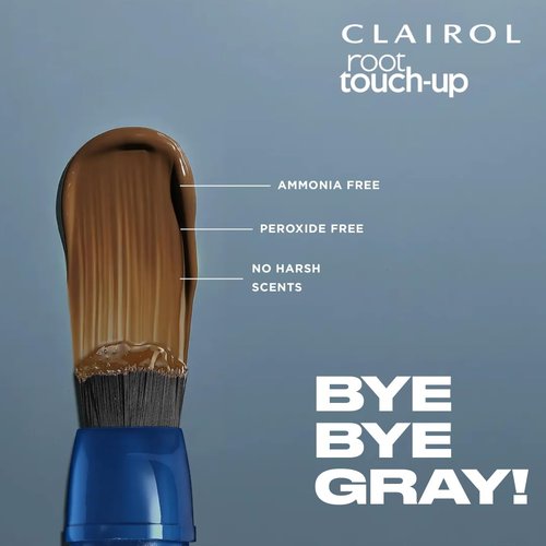 Clairol Root Touch-Up Hair Color Gel - Semi-Permanent Black Blending Formula | 2 oz Pack