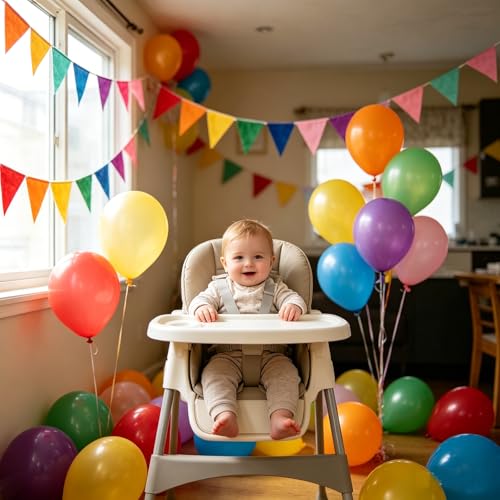Rainbow Triangle Banners Set for Party Decorations - 72PCS Garland Flags