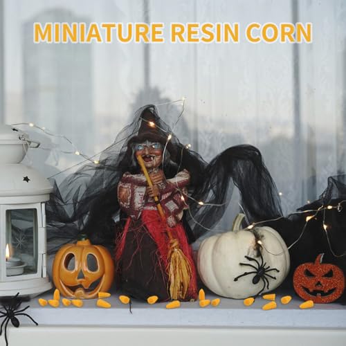 Mini Fake Candy Corn 50PCS Halloween Decor Artificial Resin Vegetables