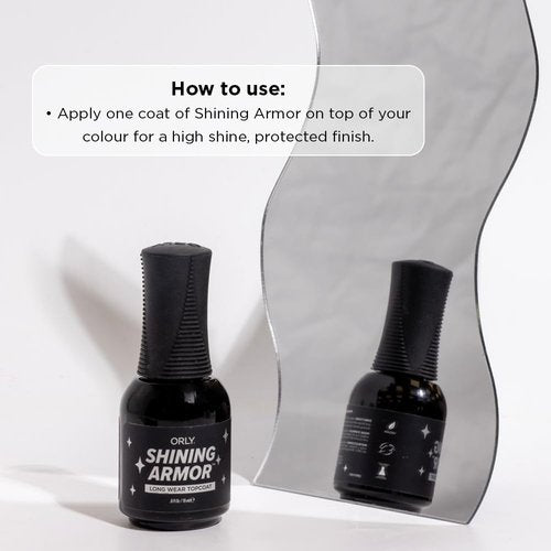 Orly Shining Armor | Longwear Fast Dry Top Coat | 0.6fl oz
