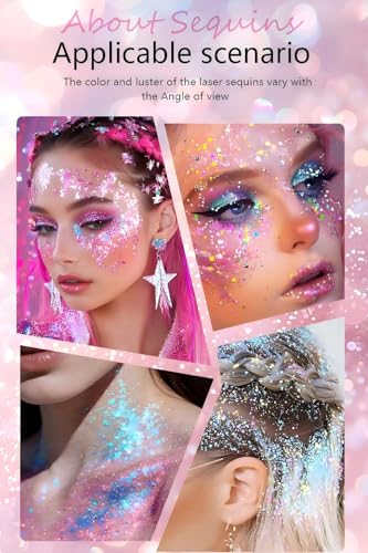 Chameleon Purple Body Glitter Stick - Holographic Festival Face & Body Makeup