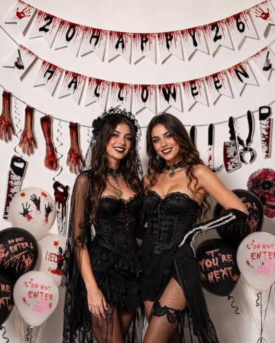 Bloody Halloween Banner & Decorations Set - Horror Party Kit