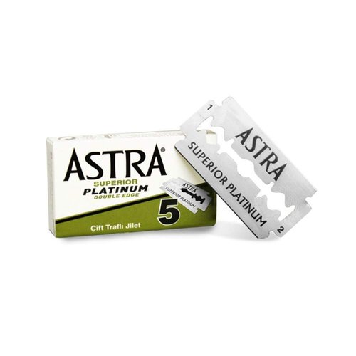 Astra Superior Platinum Double Edge (DE) Razorblade - 100 Blades