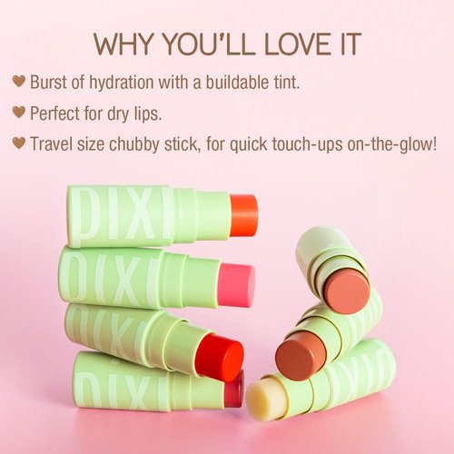 Pixi Beauty Hydra LipTreat - Tinted Hydrating Lip Balm in Passion Shade | 0.16 oz / 4.8 g