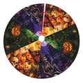 Halloween Skull Cat Christmas Tree Skirt 48 Inch Fall & Winter Holiday Decor - Variation of THIS Listing