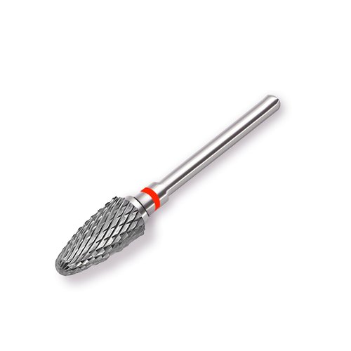 Fantexy 3/32" Carbide Nail Drill Bit - Remove Acrylic Hard Gels Quickly and Safely,Professional Cone Tungsten Drill Bits Set Nail File Acrylic for Manicure,Pedicure,Cuticle Cleaner(Fine - F)