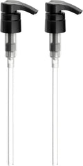 Salon Brand 33.8 oz Shampoo & Conditioner Pumps - 2-Pack Dispenser for 1-Inch Neck Bottles | Black