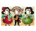 Mexican-Themed Party Photo Booth Cutout Banner - 42x72 Inch Decor
