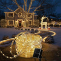Solar Rope Lights Outdoor Waterproof 72FT 200 LED Warm White - Garden Patio Yard