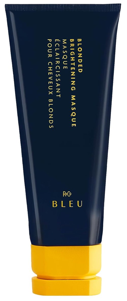 R+Co BLEU Blonded Brightening Masque - Revitalize Dull Blondes, Hydrate & Neutralize Yellow Undertones | 5 oz