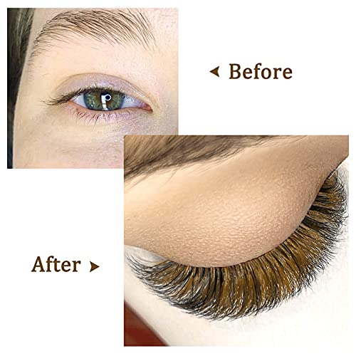 Eyelash Extensions Brown 0.07C Curl Mixed 9-16mm Mega Volume Fans - Variation: 0.07C-MIX9-16mm BROWN