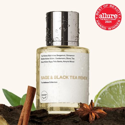 Dossier Original Eau de Parfum - Sage & Black Tea Renewal - Unisex | Award-Winning 50 ML Fragrance