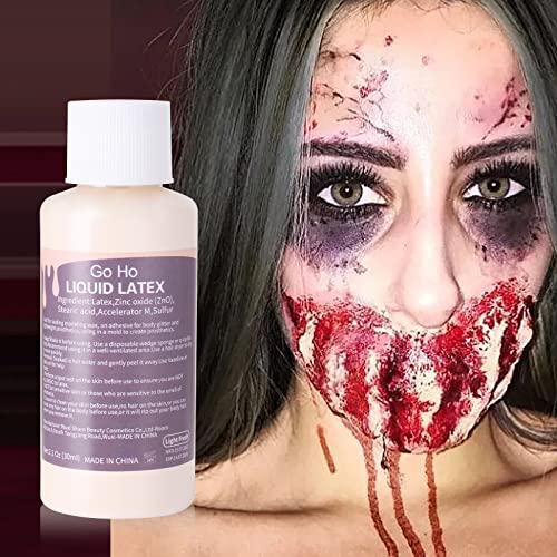 Liquid Latex SFX Makeup 1 oz Light Flesh for Halloween Zombie & Special Effects