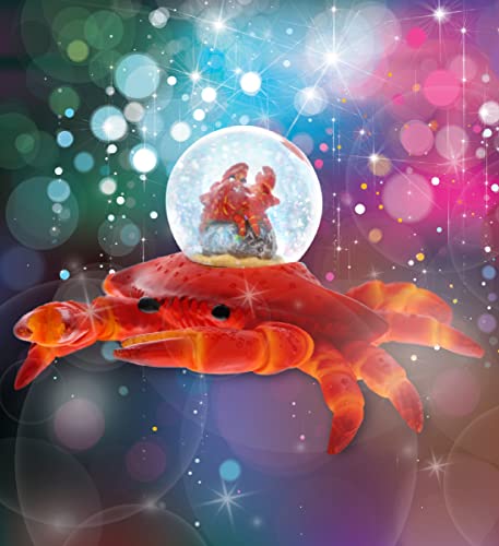 Animal Snow Globe - Crab Glass Collectible Decor, 45mm