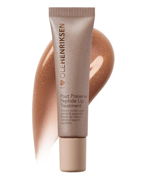 OLEHENRIKSEN Pout Preserve Hydrating Peptide Lip Treatment, Creme Brulee Glimmer
