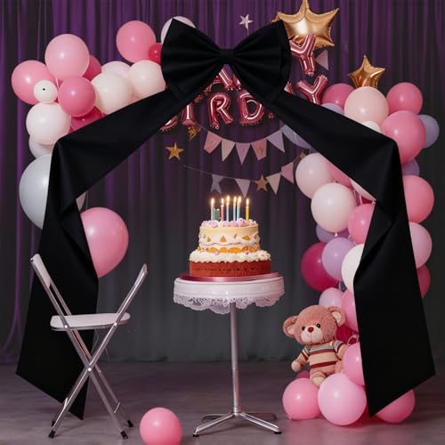Black Giant Bow for Christmas Tree Topper 75x18 Inches - Wedding & Party Decor Variation of THIS listing