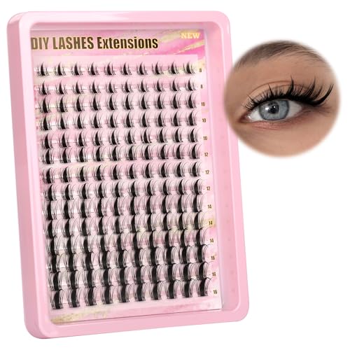 Gmagictobo Manga Lash Clusters Kit - Fairy Spiky Anime False Eyelashes with Glue & Tweezers