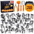 Pumpkin Carving Kit Tools Set - Halloween Stainless Steel Stencils & Accessories - Variation 27