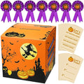 Halloween Pumpkin Carving Contest Awards Kit with Ballot Box, Ribbons & Ballots