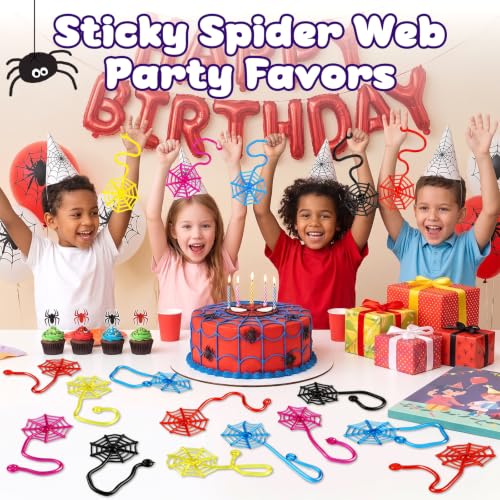 30PCS Sticky Spider Web Hands Halloween Party Favors for Kids