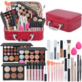 Pink Makeup Kit for Women Teen Beginners Full Set with Organizer - Gift