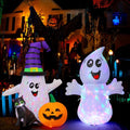 5 Ft Halloween Inflatable Ghost Decoration with LED Lights for Outdoor Yard