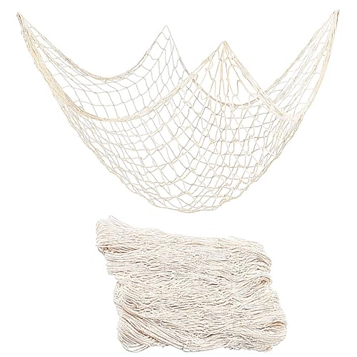 Nautical Fish Net Decorations for Parties - Cotton Under Sea Ocean Backdrop