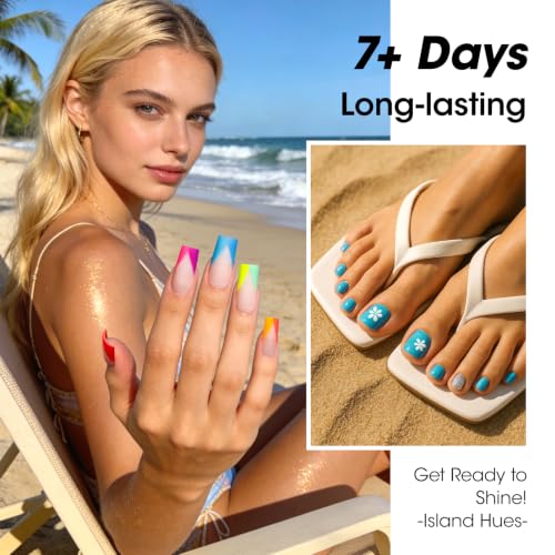 Neon Nail Polish Set - 12 Bright Colors, Quick Dry, Long-Lasting, Unapologetic Brights