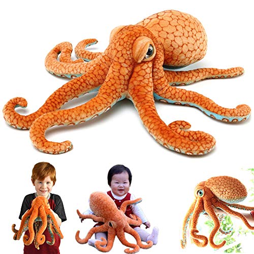 Octopus Plush Toy - 19.6 Inch Soft Stuffed Animal for Kids & Decor