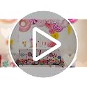 Candy Theme Plastic Table Cover - 7x5 Inches, Lollipop Design, Disposable Party Tablecloth