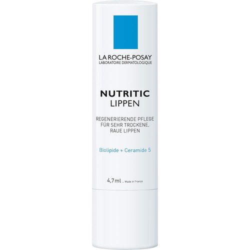 La Roche-Posay Nutritic Lip Balm - Soothes & Repairs Very Dry Lips with Shea Butter, 0.15 Fl Oz