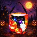 Light Up Halloween Trick or Treat Pouch LED Candy Bag - Single Style