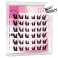 Self Adhesive Bunny Lash Clusters - Manga Cat Eyelashes with Variation: Princess
