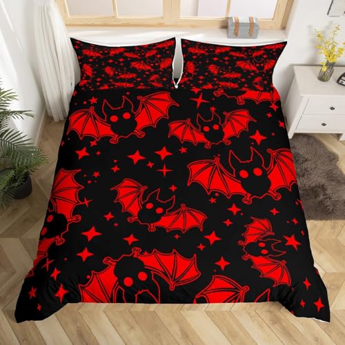 Halloween Bat Bedding Set Multi 43 / King Size No Comforter Kids Child Decor