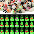 100 Pcs Glow in Dark Halloween Duck Mini Figurines Small Luminous Ducks for Garden & Party Decor - Variation of THIS listing